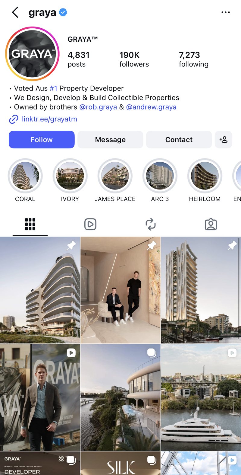 GRAYA Instagram